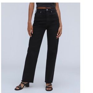 NWT Everlane The Way-High Jean Size 25 Crop black